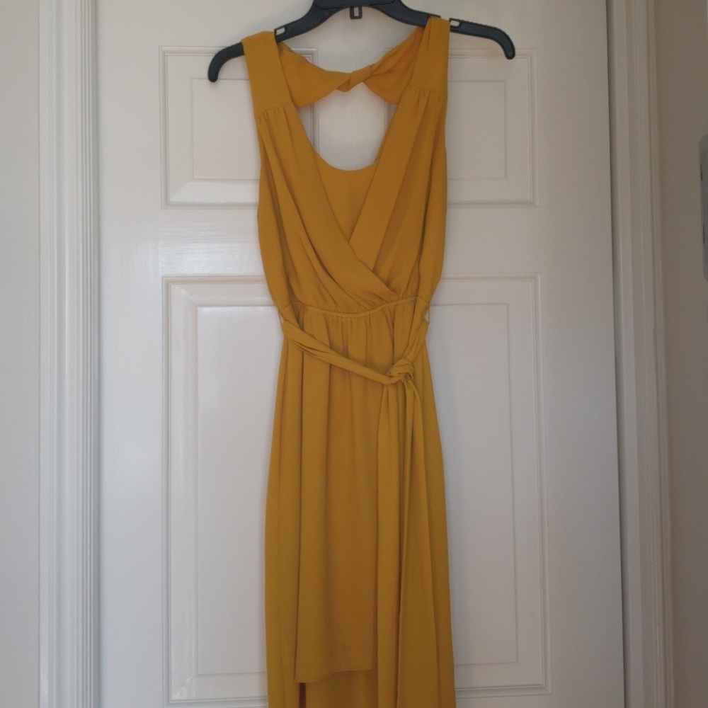 Express chiffon hi low dress